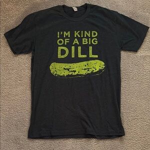 Next Level Apparel Pickle Charcoal Tee